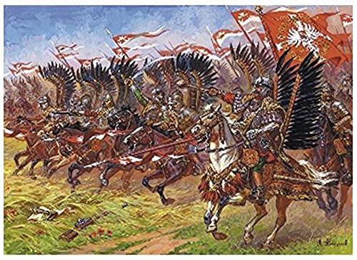 Polish Winged Hussars XVII AD (16 Mounted) 1/72 Zvezda miniatura 1