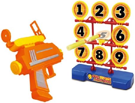 Amazon ピストル ターゲット 男の子 おもちゃ 鉄砲 スポンジ弾 10発 9ターゲット ストラックピストル ダーツ矢 通販
