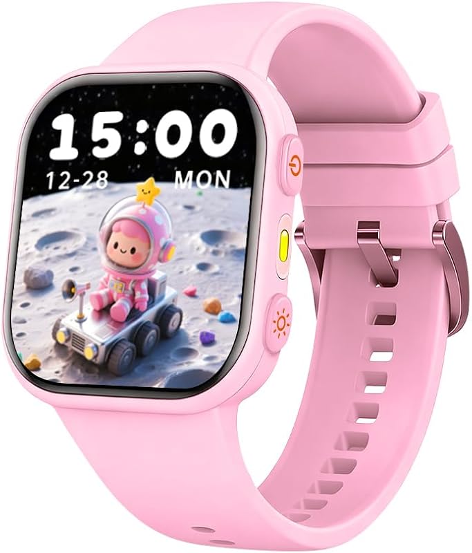 Reloj inteligente para niños sin aplicación, no requiere teléfono, reloj de seguimiento de actividad física para niños con frecuencia cardíaca, oxígeno en sangre, monitor de sueño, podómetro, juegos de rompecabezas, música, historias de audio para niños y niñas de 4 a 12 años