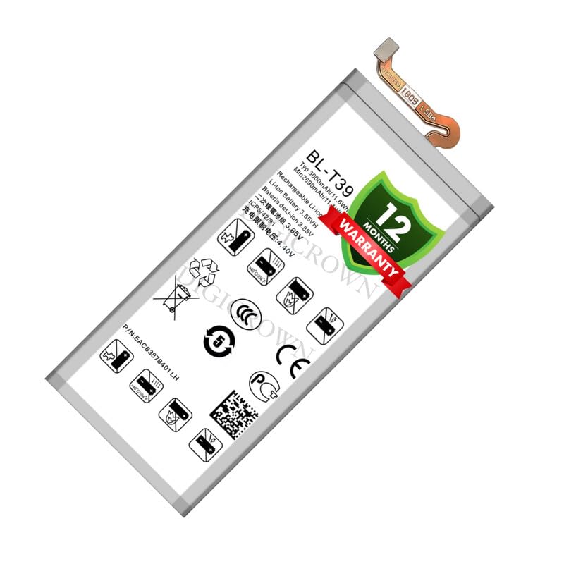 Image of Original BL-T39 Battery Compatible for LG Q7, Q7a, Q7+ (LM-Q610, LM-Q610.FG, LM-Q610.FGN, LM-Q610(FGN), LM-Q610.YN, LM-Q725L, LM-Q725K, LM-Q725S) - (3000mAh) - 1 Year Warranty