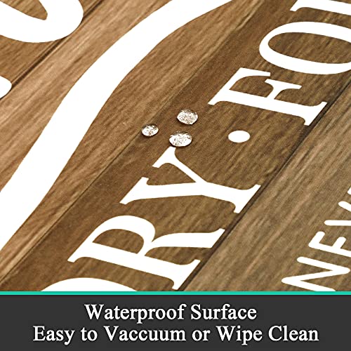 Image of Pauwer Laundry Room Rug Runner 20 inchx48 inch, Non Slip Waterproof Laundry Mat