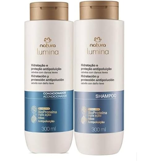 Kit Shampoo e Condicionador Lumina Hidratação e Proteção Antipoluição (Lisos)