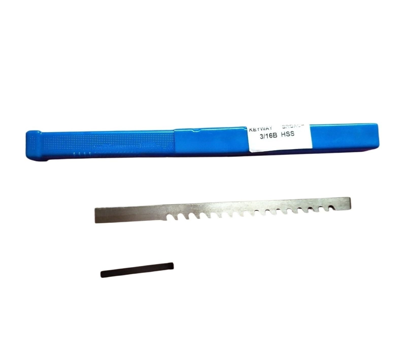 Brocha de chavetero HSS de tipo empuje 3/16 B, tamaño en pulgadas con cuña