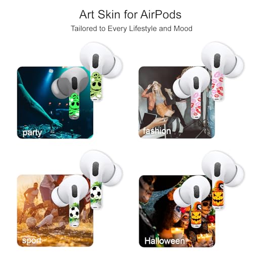ROCKMAX Acessórios para AirPods Pro 2, adesivo de guitarra rock para AirPods, presentes exclusivos p