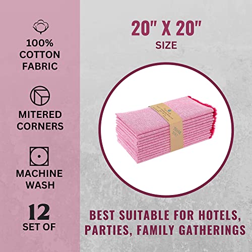 Serviettes de table absorbantes et réutilisables en coton Fingercraft - 6