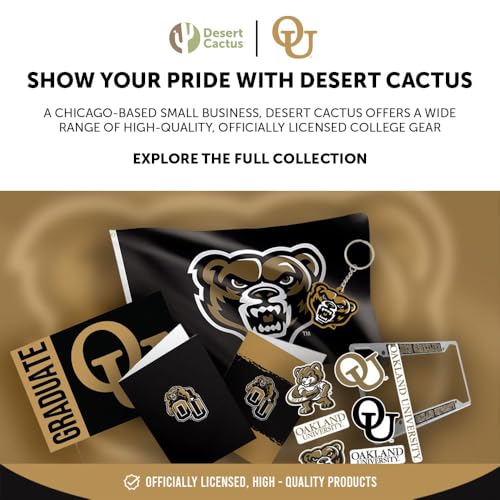 Desert Cactus Oakland University Baseball Hat miniatura 6