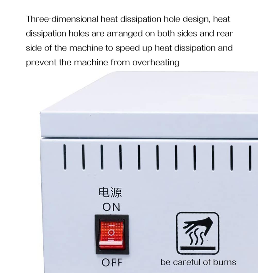 Machine d'emballage en cellophane 1200 W pour cigarettes, parfums, cosmétiques, boîte de poker, film PVC (gris)