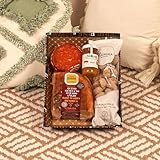 CESTA DE NAVIDAD DE MENORCA - LOTE 210-25 con vino Binifadet, queso curado Son Vives, sobrasada Poltrú, carquinyols y mermelada en bandeja epicerie