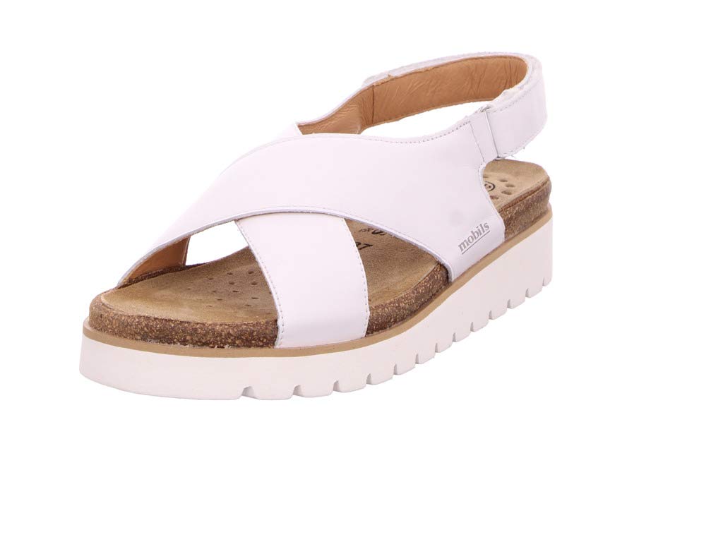Mephisto Tally White Sandalo Donna Listini Incrociati