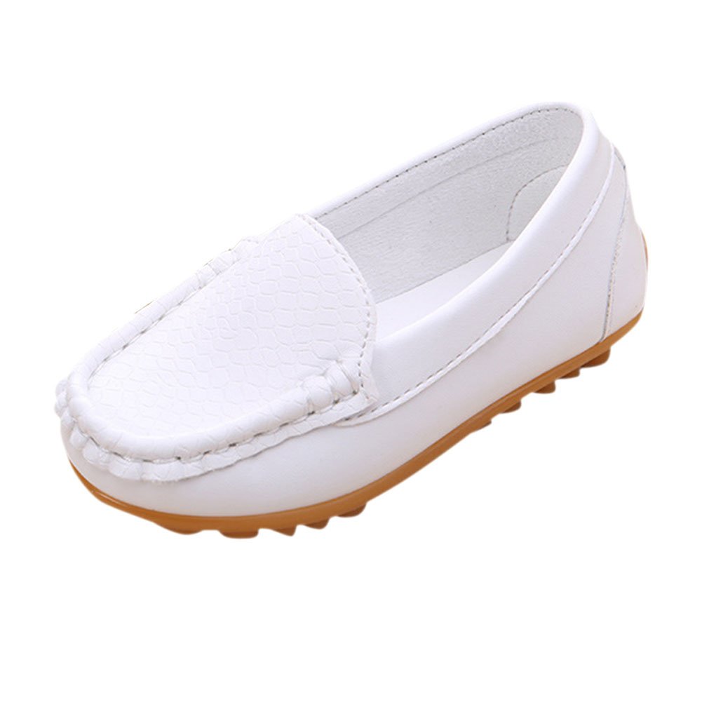 Chic-Chic Scarpe da Barca Mocassino Bambino Tempo Libero Comfort Scarpe Ragazza Ragazzo Piatte in Pelle Oxford Moda Principessa