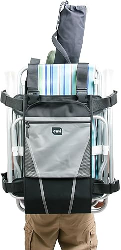 Bolsa de transporte para silla plegable, mochila grande para silla de playa, accesorios de playa imprescindibles, bolsa de transporte para silla de