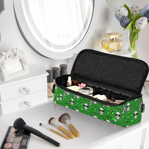 Bolso de viaje para herramientas de cabello Hot Hair Tools con alfombra resistente al calor extraíble, porta rizadores y planchas de pelo, verde miniatura 7