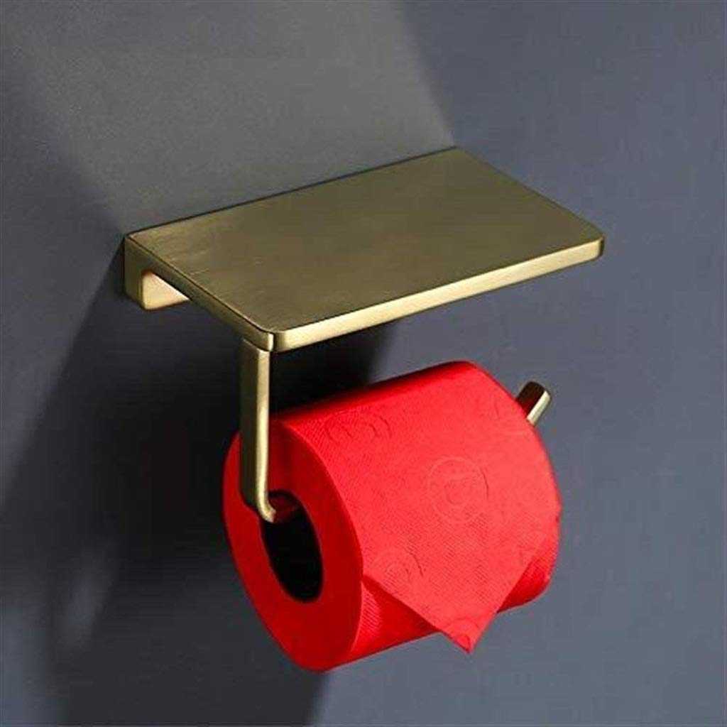 Supporto di Carta Rotolo di Carta, Supporto di Carta Adesiva Porta Rotolo in Acciaio Inox Spazzolato
