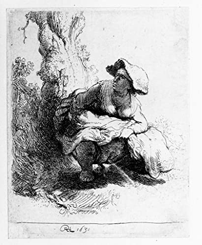 Impression d'art Art Tableau de Rembrandt sur toile premium haut de gamme 60x90