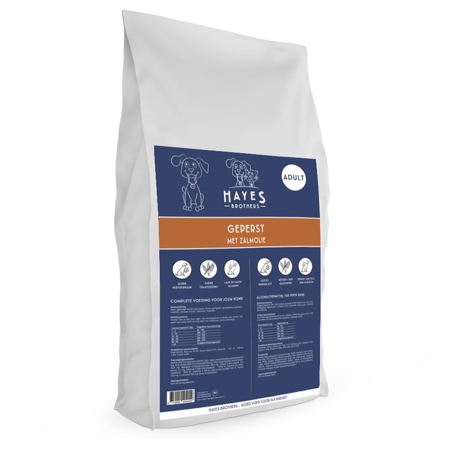 Hayes Brothers Premium Geperst Hondenvoer 14KG - Geperste Hondenbrokken voor Volwassen & Senior Honden