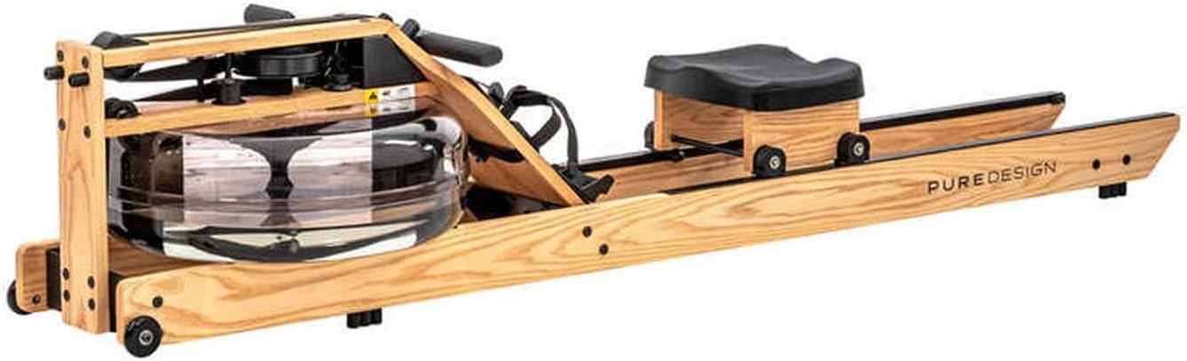 WaterRower Lite Oak Rowing Machine with S4 Monitor | USA Made Water Rower | Original Handcrafted Erg Row Machine for Home Use & Gym