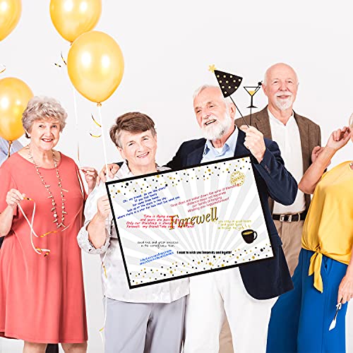 Farewell Party Decorations Jumbo Farewell Greeting Card Goodbye Card Guest Book We Will Miss You Gifts For Office Women Coworker Retirement Going Away Party Suppiles 14 X 22 Inches #TOP5