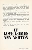 If Love Comes 0385234767 Book Cover