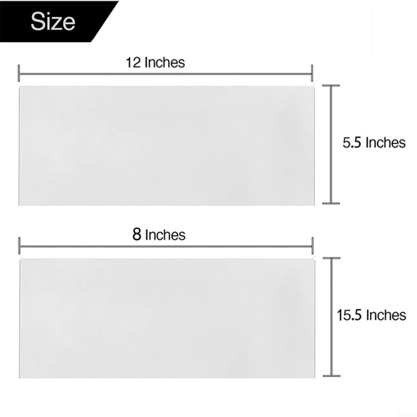 1/4 coperture magnetiche per prese d'aria, spesse pareti e soffitti, a risparmio energetico, per cucina, bagno, soggiorno, 20,3 x 39,4 cm (20,3 x 39,4 cm, 1 pezzo)