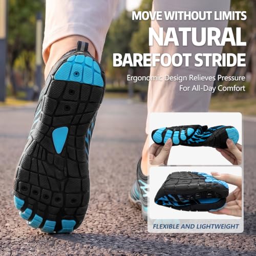 Image of ELETON Barefoot Shoes Women Men Hiking Water Shoes Wide Toe Box Zero Drop
