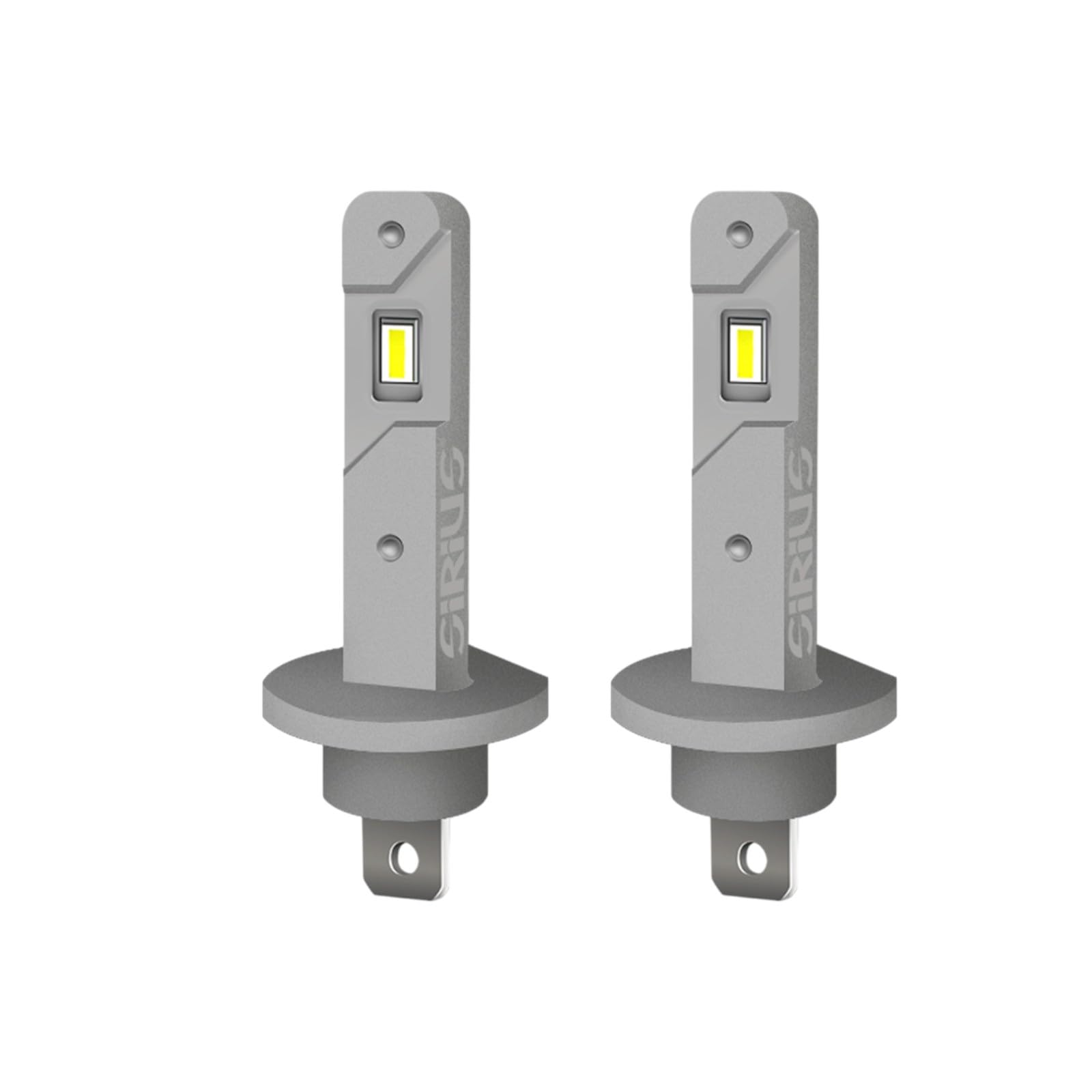 Sirius Kit de 2 luces LED H1 cortas Chip 5530 – 12 V – 1200 lm por lámpara – 6300 K – para coche – Moto