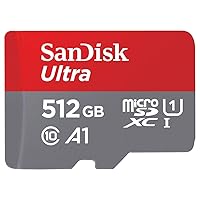 SanDisk Ultra 512 GB microSDXC UHS-I scheda per Chromebook con adattatore SD e velocità