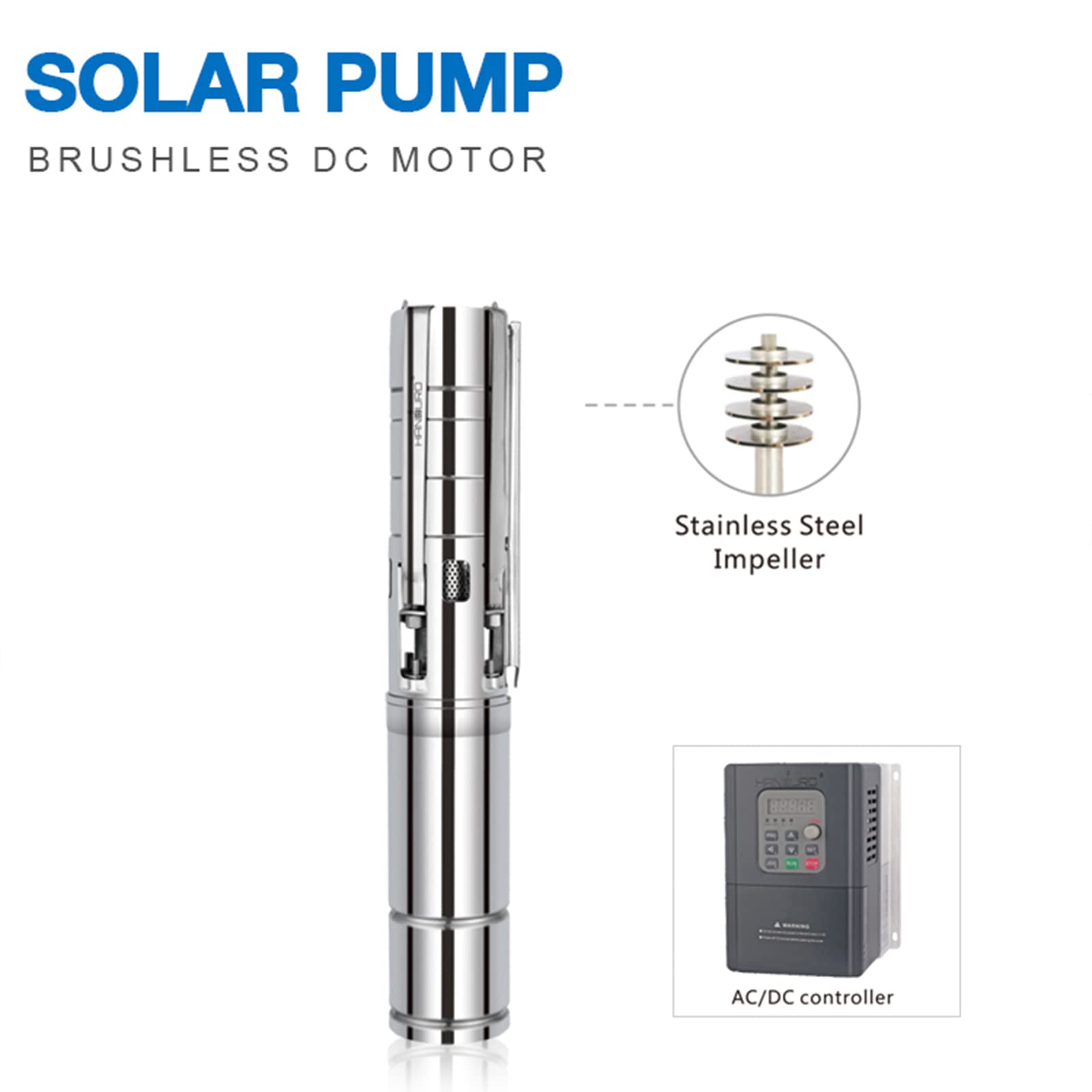 VEVOR Pompa Sommergibile Per Pozzi Profondi, IP68 1500 W 230 V 60 Hz - Foto 5