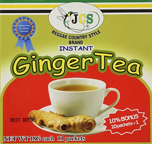 1 X JCS Instant Ginger Tea - Product of Thailand (18G. 11 PACKS)