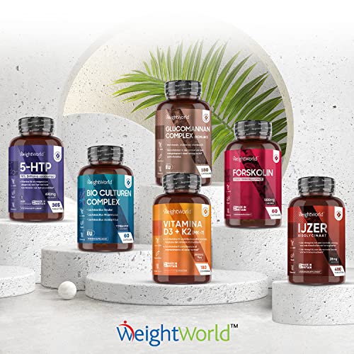 Vitamine D3 en K2 tabletten - 2000 IE + 75 mcg - Vitamine K Menachinon MK7 en Vitamine D - 180 vegetarische tabletten - Image 8