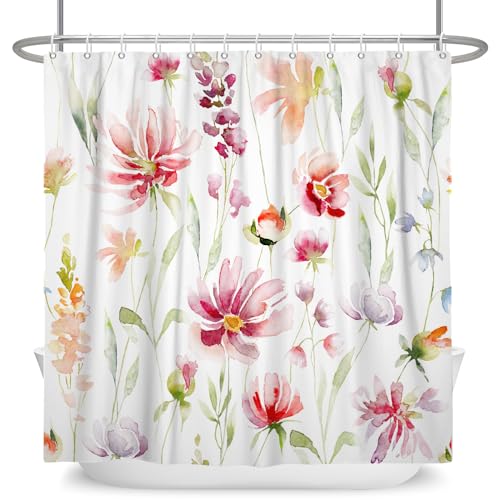 ASDCXZ Flower Shower Curtain 180x180 cm - Image 4