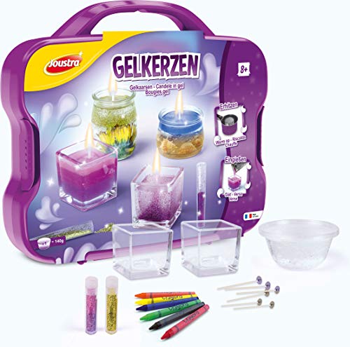 Joustra- Set Creativo e Fai da Te Candele Gel in