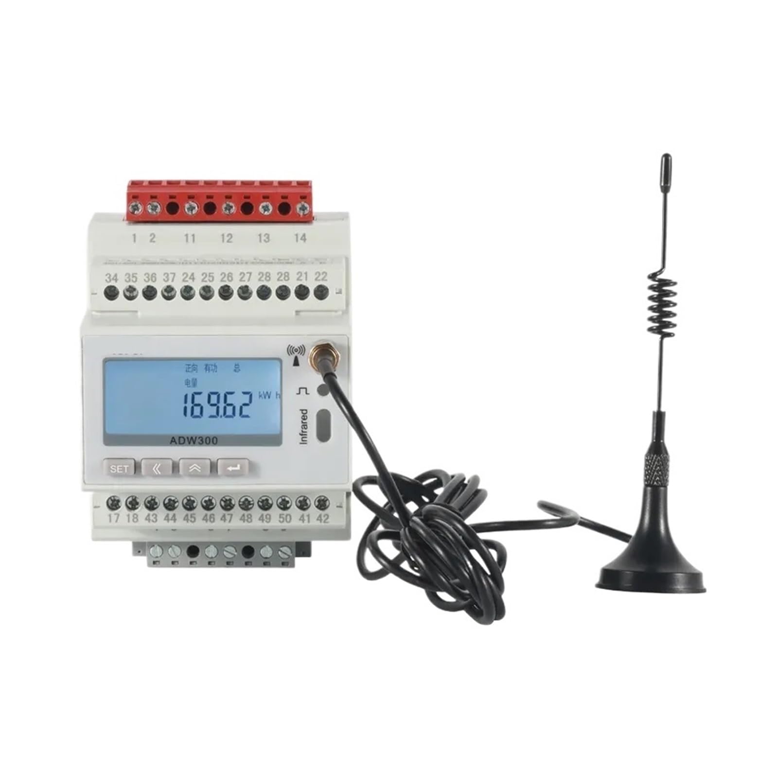 CLEUFWKO 3/three Phase Electricity Meter ADW300