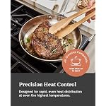 Caraway 8" Stainless Steel Fry Pan with Glass Lid - Image 4