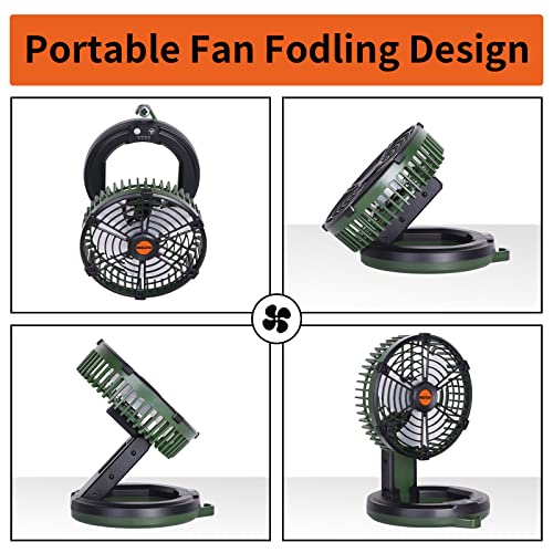 Portable-fan-Battery-Operated-Fan-USB-Desk-fan-Camping-Fan-for-TentsBattery-Operated-portable-Fan-Personal-Fan-battery-powered-fan-camping-portable-fan-Outdoor-fan-Rechargeable-Fan-with-Hanging