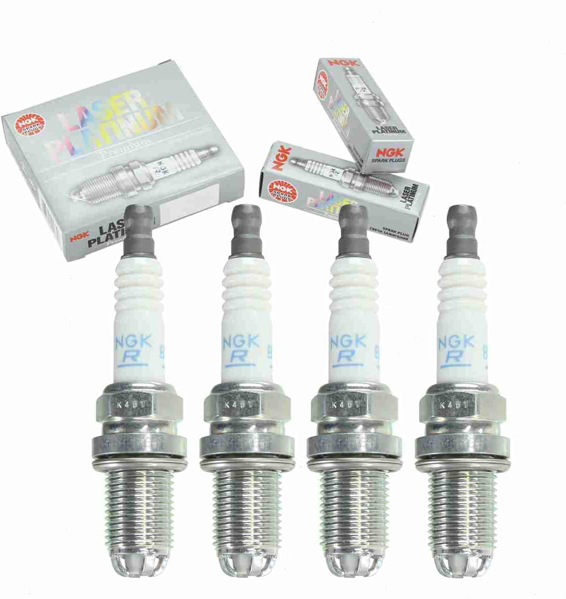 NGK Laser Iridium Spark Plugs ILKR8E6 - For Mitsubishi Lancer Evo X 2008-2010