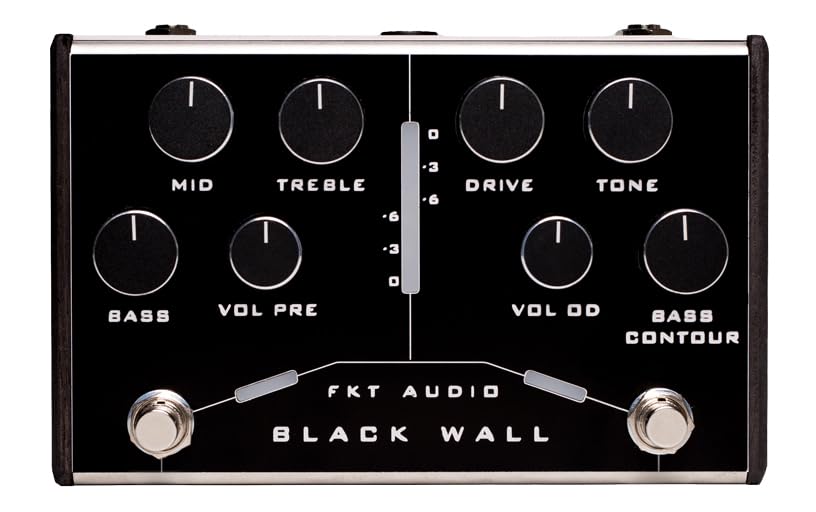 FKT AUDIO/Black Wall Bass Overdrive Preamp 3 Band EQ ベース用 オーバードライブ プリアンプ