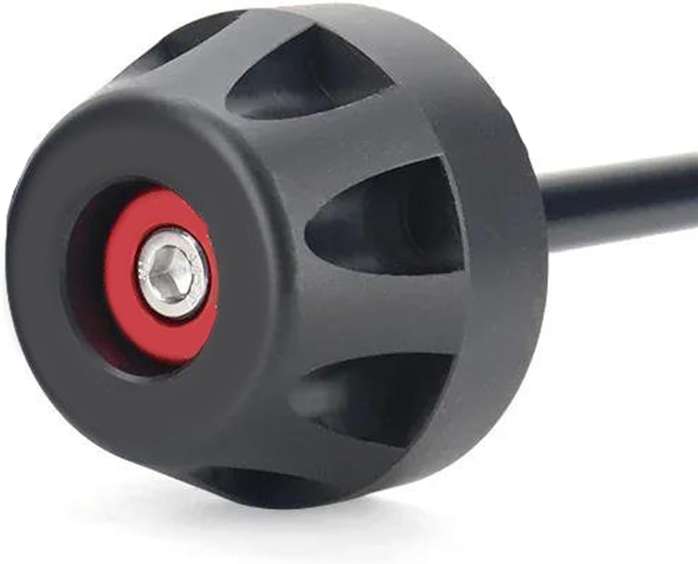 Motorcycle Wheel Protector for Ducati Streetfightr V2 2021 2022 2023 Motorcycle Accessories Front Rear Wheel Axle Fork Crash Slider(Front Red)