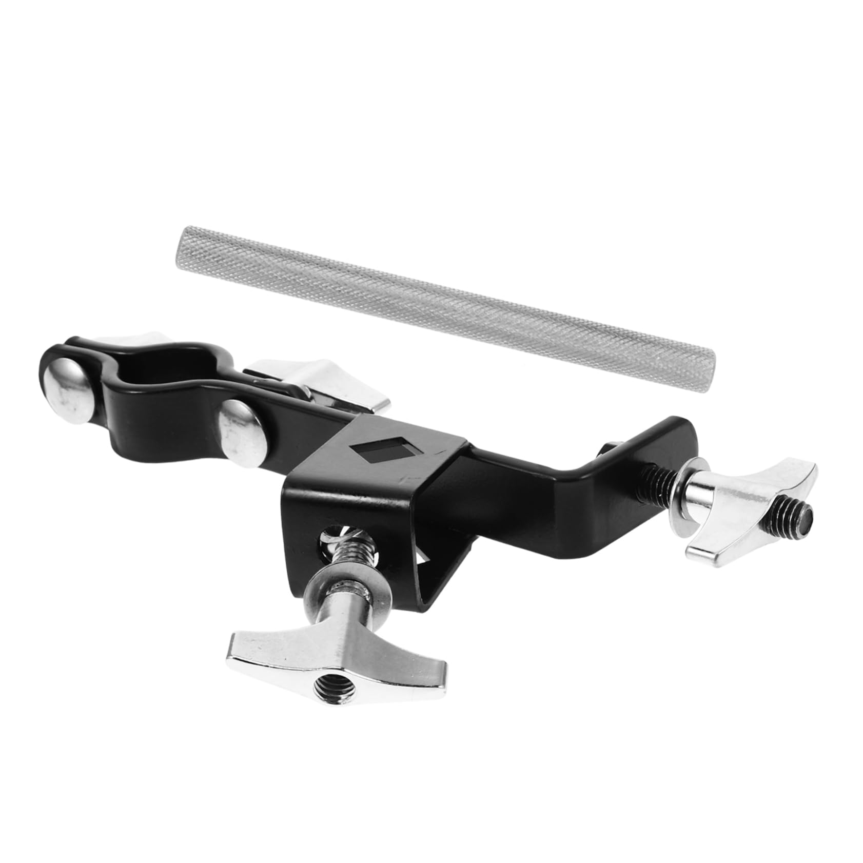 Yardwe Set Cymbal Boom Arm Attachment Heavy Duty Drum Set Cowbell Clamp Durable Extension Bracket for Percussion Instruments Easy to Install Use Accessory
