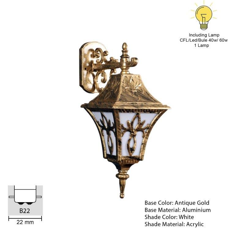 Image of ELIANTE Gate Lights | 3 Years Warranty | Free - LED LAMP (Alum)