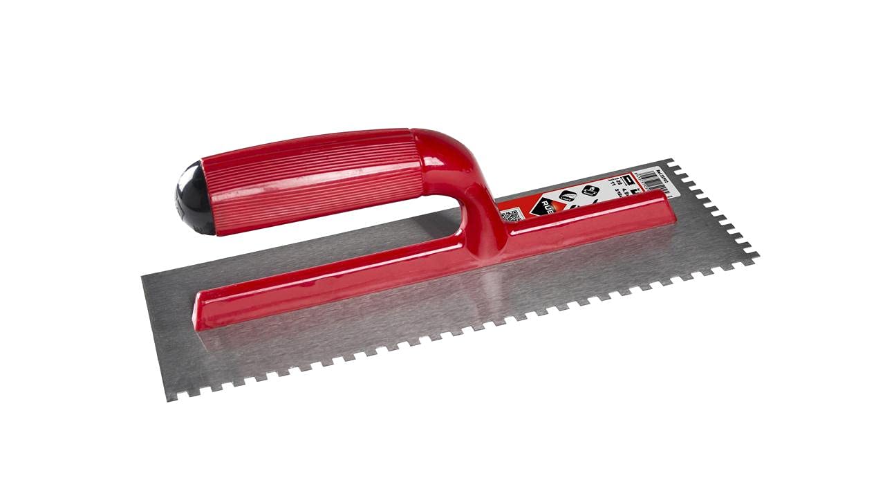 Rubi 25902 High Wear Resistant Steel Notched Trowel 11" x 4" (Notch Size 4.5 mm x 4.5 mm) (Pack of 1) (B00JLUJ1AU) Amazon Price History, Amazon Price Tracker
