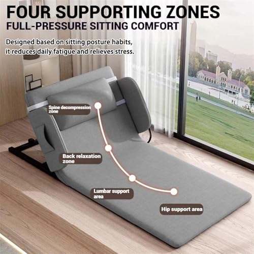 Respaldo de cama eléctrico ajustable con control remoto con cable, rango de elevación de 2-80° para mayor comodidad y apoyo en el cuidado del hogar