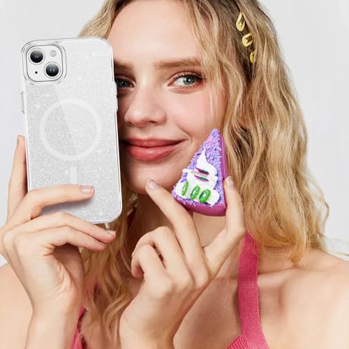 Coque magnétique pour iPhone 14 de 6,1" transparente antichoc