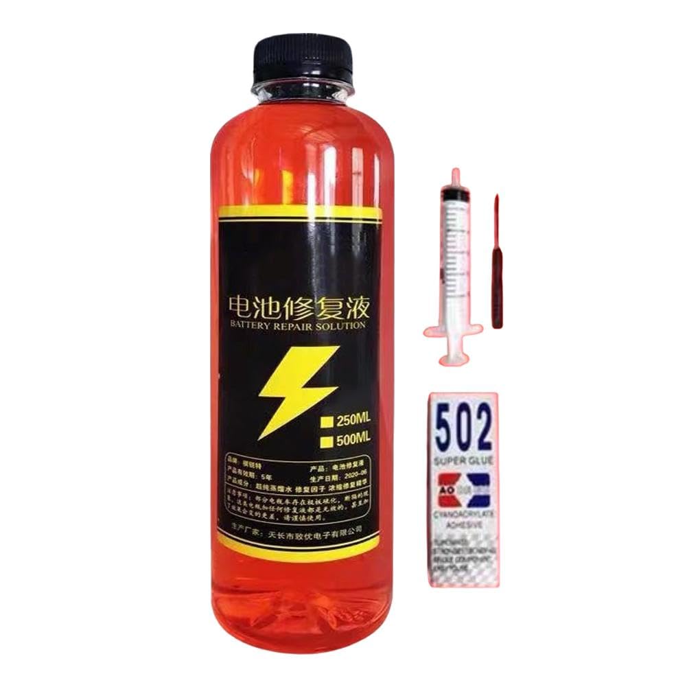 Soluzione liquida per il ripristino della batteria Soluzione acida per il rinnovo della batteria al piombo liquido terminale acido Cleaner Restore