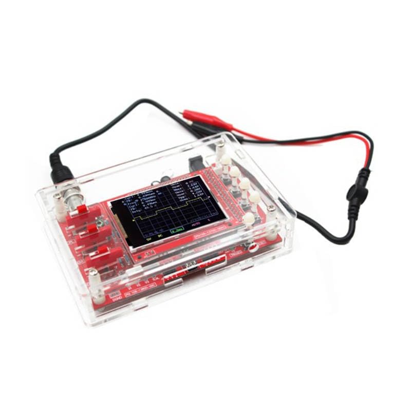 DSO-138 Digital Oscilloscope Kit with Case 2.4" TFT Handheld Pocket-Size DIY Parts Electronic Learning Set