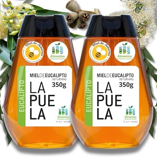 LAPUELA 100% Natural Eucalyptus Honey. Pure Bee Honey Wet Wood Ar...