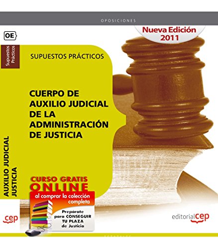 Portada de Supuestos practicos cuerpo de auxilio judicial de la adminis