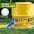 KOL Wild Bird Feeder, 8-10LBS Large Capacity Outdoor Hanging Feeder with 32 Access Holes, Locking Top Helps Reduce Squirrel Stealing, Easy to Clean, Attracts Cardinals Finches (Earthy Yellow)
