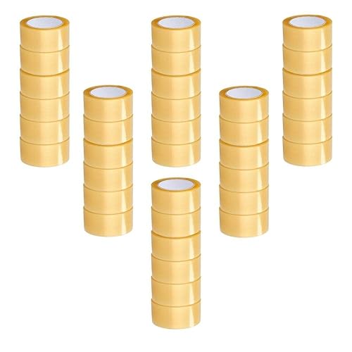 PSBM - Cinta de embalaje acrílica, 2 pulgadas x 110 yardas, paquete de 72, transparente, 1.75 mil, cinta de embalaje para recarga de dispensador, disponible en Yaxa Costa Rica