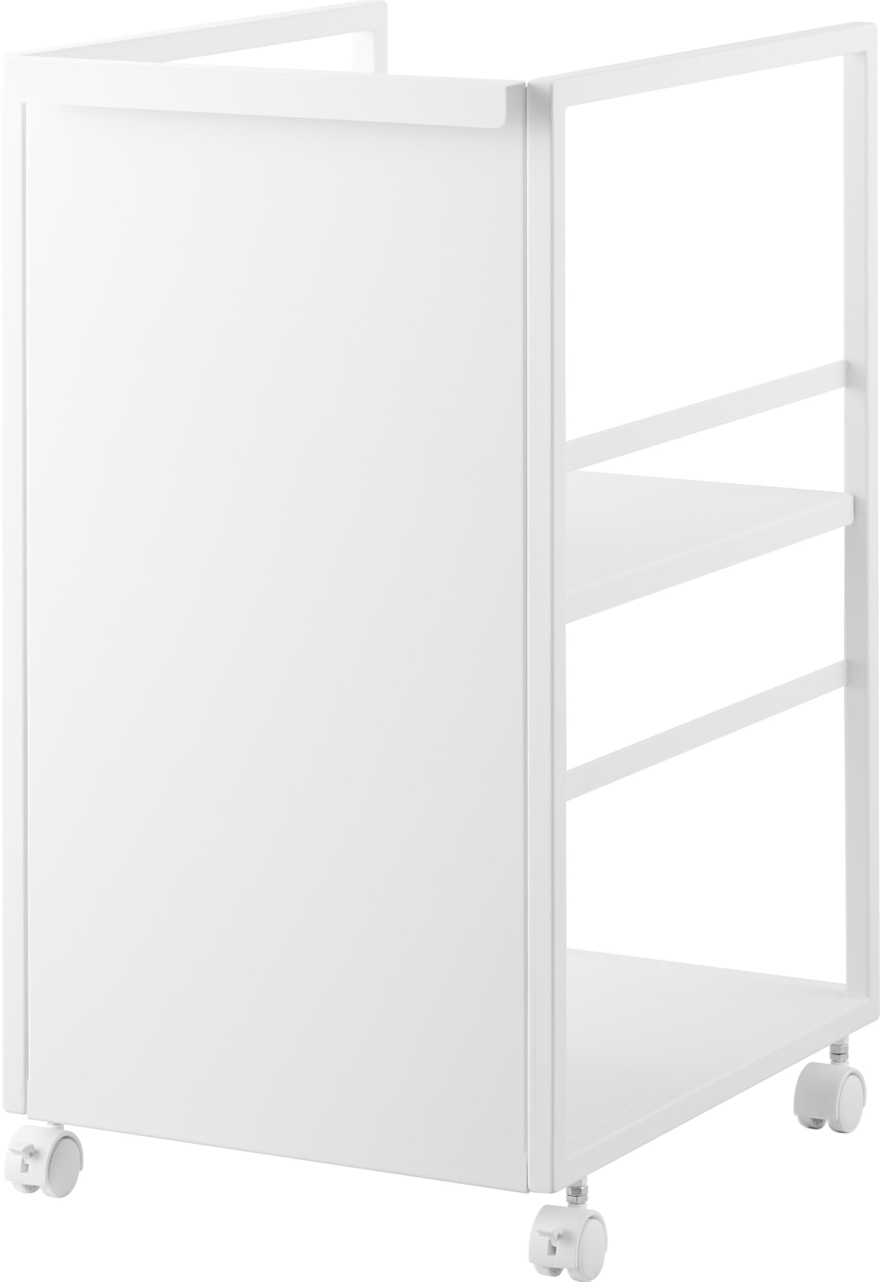 tower 山崎実業 目隠しワゴン タワー / スリム 白 Amazon.co.jp: 山崎実業(Yamazaki) 目隠し ワゴン スリム ホワイト W33