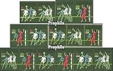 wm 1974 ddr aufstellung Gebiet: DDR Prophila Collection DDR WZd296-WZd301 (kompl.Ausg.) 1974 Handball WM (Briefmarken für Sammler) Basketball/Volleyball/Handball